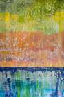 USA, Washington State, Salt Creek Recreation Area. Paint patterns on Camp Hayden battery metal. Art Print
